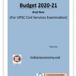 Budget 2020 Brief Note for UPSC-1